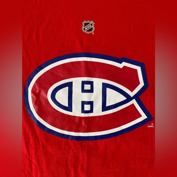 NHL GOMEZ 91 MONTREAL CANADIENS x REEBOK Red T Shirt in Small - Picture 4 of 6